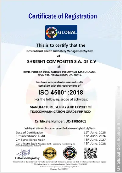 Ohsas Shresht Composites S A De C V